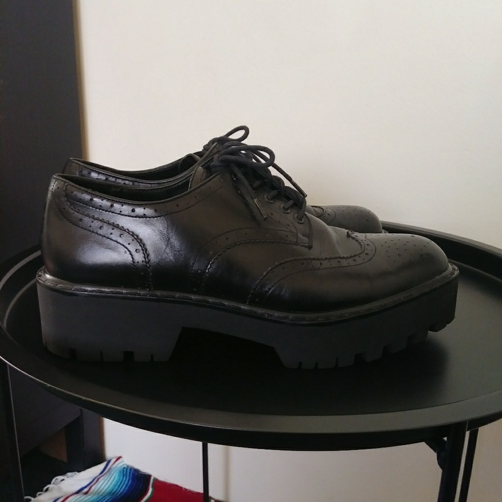 Zara platform brogues/oxfords
